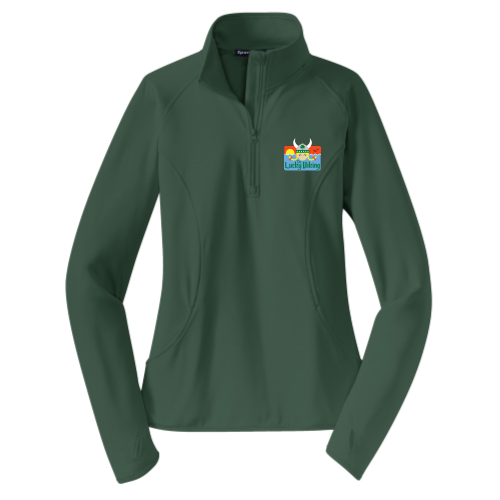 Load image into Gallery viewer, The Lucky Viking -  Ladies Sport Wicking 1/4 Zip Pullover
