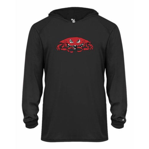 Hampton HS - Youth LS Performance Tee with Hood