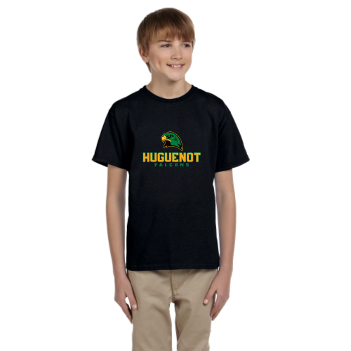 Huguenot Falcons - Youth Short Sleeve Cotton Tee