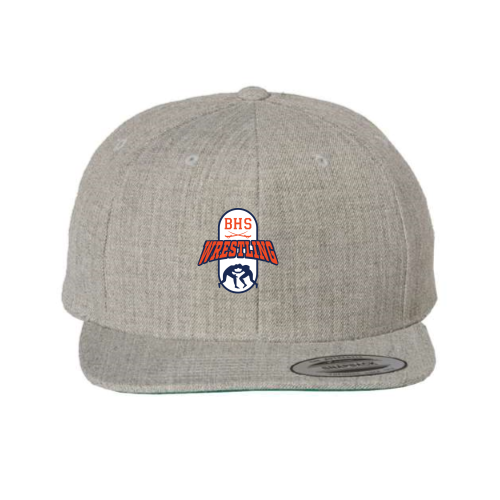 Load image into Gallery viewer, Beech HS - Wrestling - Premium Flat Bill Snapback
