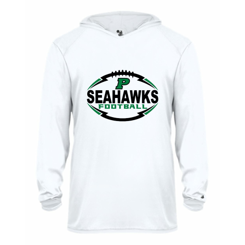 Peninsula Youth Seahawks - Youth LS Performance Tee with Hood