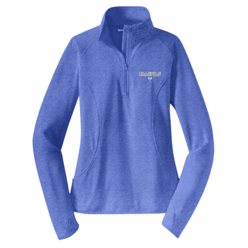 Hillsdale High -  Ladies Sport Wicking 1/4 Zip Pullover Lt