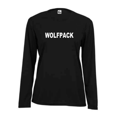 Load image into Gallery viewer, Lincoln Wolfpack - Ladies LS Performance Tee
