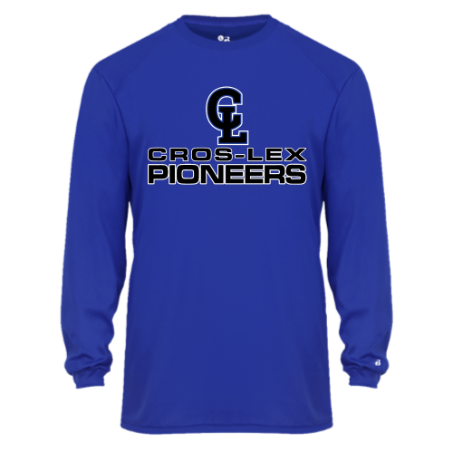 Load image into Gallery viewer, Cros-Lex Pioneers - Youth LS Performance Tee
