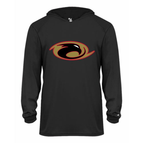 Thunderhawks Softball - Youth LS Performance Tee with Hood