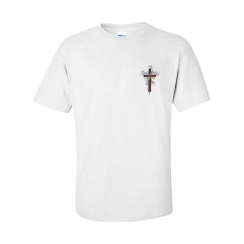 Load image into Gallery viewer, Stix with Christ - Adult Short Sleeve Cotton Tee
