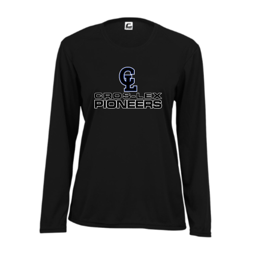 Load image into Gallery viewer, Cros-Lex Pioneers - Ladies LS Performance Tee
