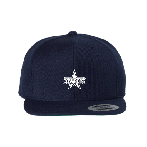 TV Cowboys - Premium Flat Bill Snapback Navy