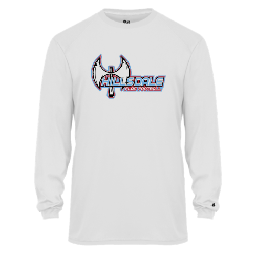 Load image into Gallery viewer, Hillsdale Football - Youth LS Performance Tee
