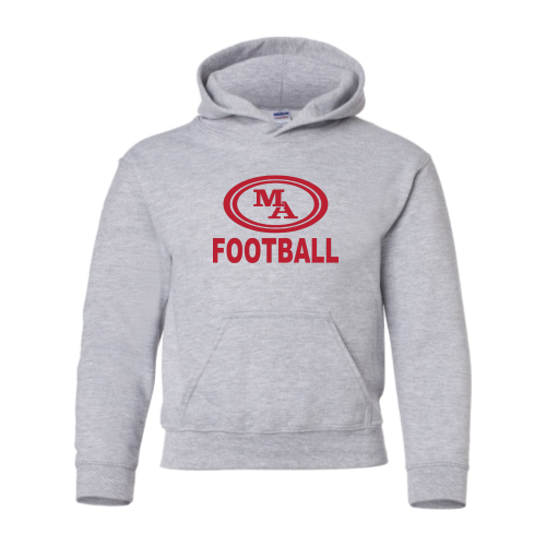 Load image into Gallery viewer, MA Football -  Youth Pullover Hood Sweatshirt
