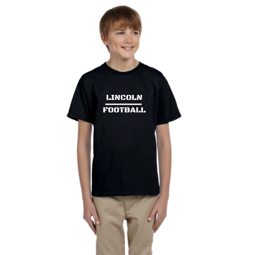 Load image into Gallery viewer, Lincoln Football - Youth Short Sleeve Cotton Tee
