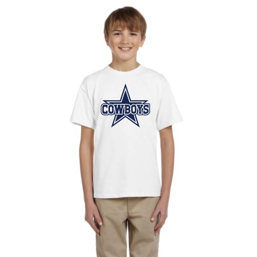 Load image into Gallery viewer, TV Cowboys - Youth Short Sleeve Cotton Tee
