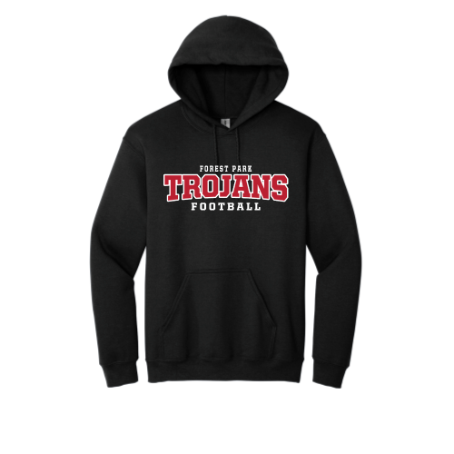 Load image into Gallery viewer, Forest Park Trojans - Adult Pullover Hood Sweatshirt
