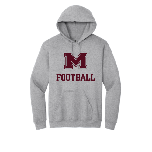 Load image into Gallery viewer, Milford Football - Adult Pullover Hood Sweatshirt
