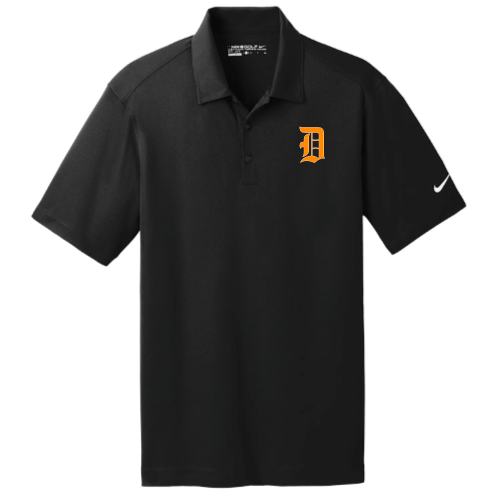 Delaware Jr. Pacers - Black - Nike Dri-FIT Vertical Mesh Polo