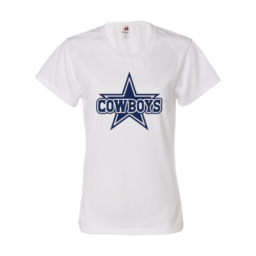 TV Cowboys - Ladies B-Core SS Performance Tee