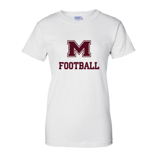 Load image into Gallery viewer, Milford Football - Ladies Short Sleeve Cotton Tee
