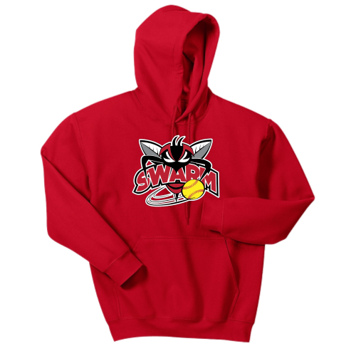 Load image into Gallery viewer, Heyworth Swarm - SoftBall - Adult Pullover Hood Sweatshirt
