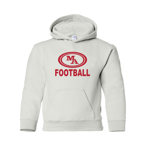MA Football -  Youth Pullover Hood Sweatshirt