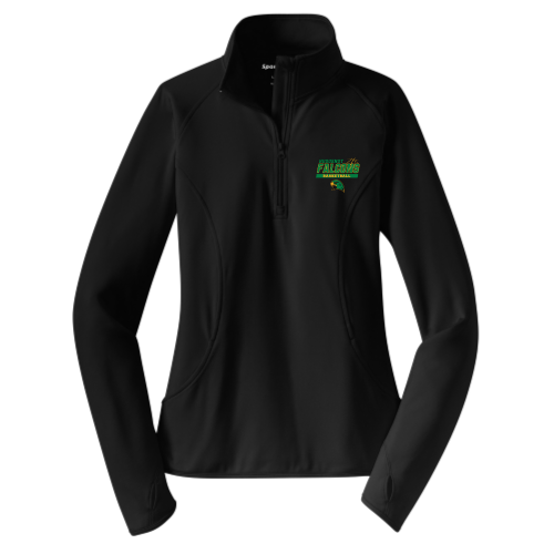 Huguenot Basketball -   Ladies Sport Wicking 1-4 Zip Pullover
