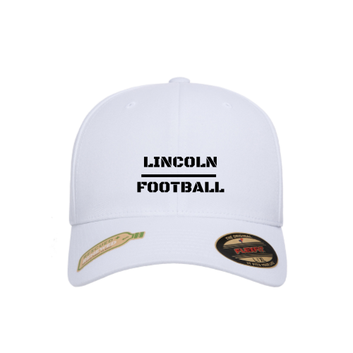 Lincoln Football - Cotton Blend Fitted Cap - White