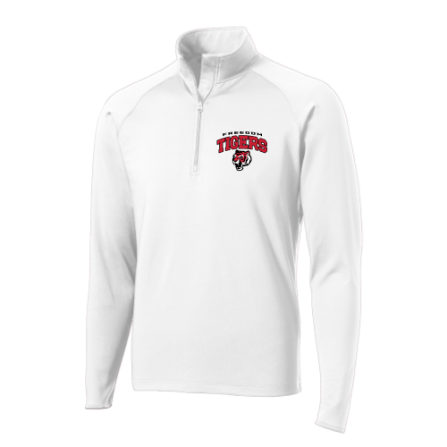 FMS White Sport Wicking 1-4 Zip Pullover
