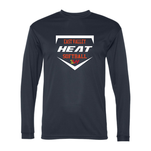 East Valley Heat Club Softball - Adult LS Performance Tee