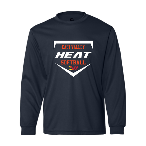 Load image into Gallery viewer, East Valley Heat Club Softball - Ladies LS Performance Tee
