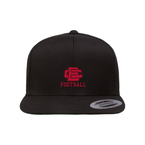 BCAS Football -  Premium Flat Bill Snapback