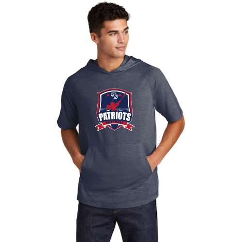 TPS Softball - PosiCharge® Tri-Blend Wicking Short Sleeve Hoodie