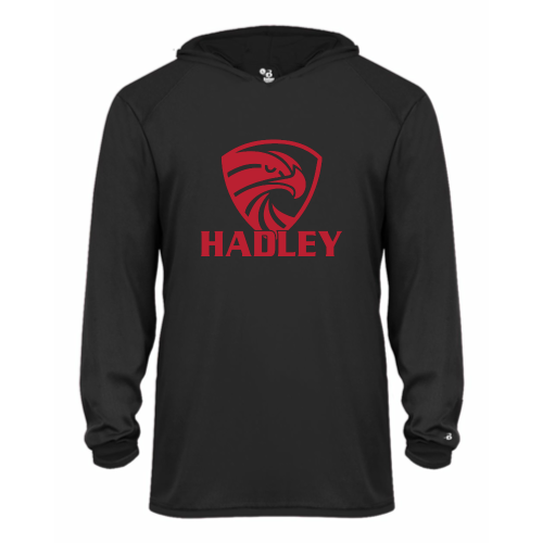 HADLEY - Youth LS Performance Tee with Hood