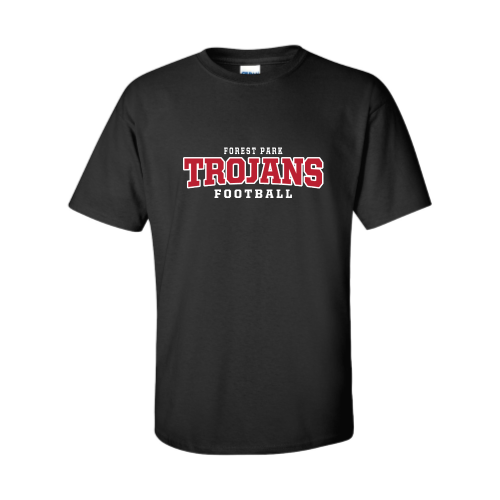 Load image into Gallery viewer, Forest Park Trojans - Adult Short Sleeve Cotton Tee
