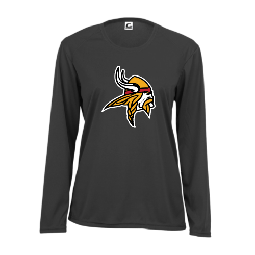 Load image into Gallery viewer, Mills Football - Ladies LS Performance Tee
