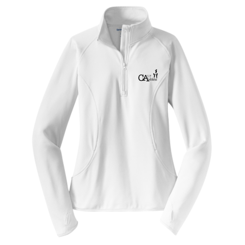 CAFL - Sport-Tek Ladies Sport Wicking 1-4 Zip Pullover White