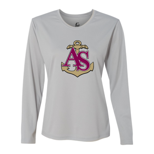 Load image into Gallery viewer, Apprentice School - Ladies LS Performance Tee
