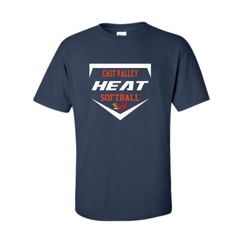 Load image into Gallery viewer, East Valley Heat Club Softball - Adult Short Sleeve Cotton Tee
