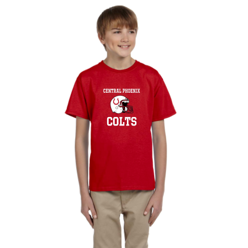 Central Phoenix Colts YFB - Youth Short Sleeve Cotton Tee