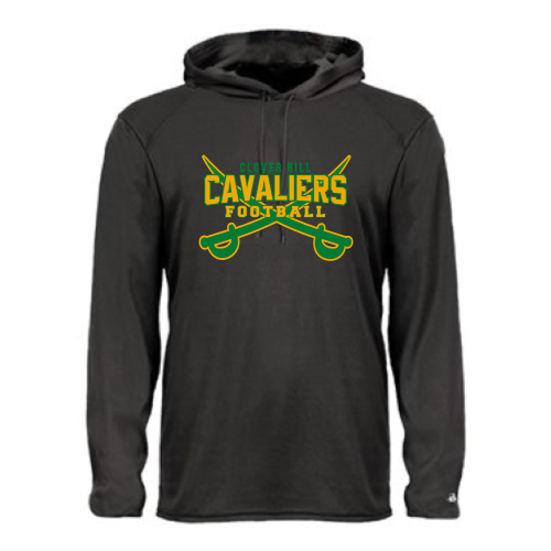 Clover Hill - Adult Long Sleeve Performance Tee with Hood