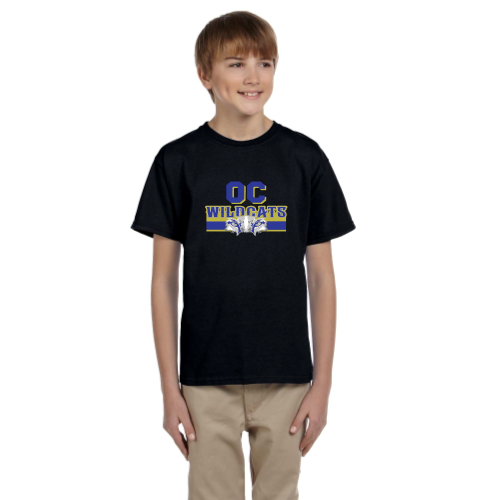 Load image into Gallery viewer, OC Wildcats - Youth Short Sleeve Cotton Tee
