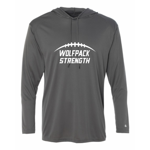 Load image into Gallery viewer, Lincoln HS - Adult LS Performance Tee with Hood
