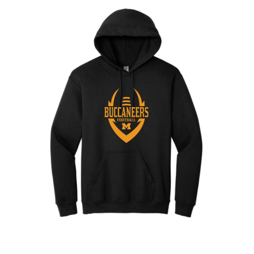 Milford Buccaneers - Adult Pullover Hood Sweatshirt