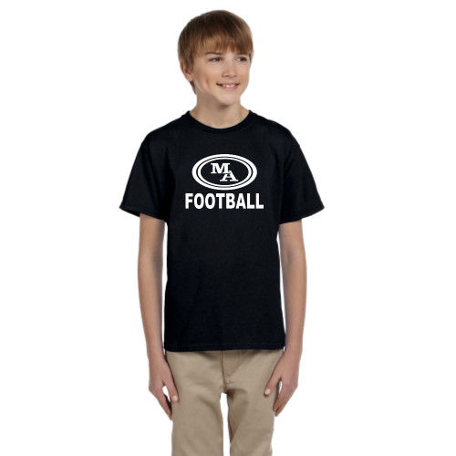 Load image into Gallery viewer, MA Football -  Youth Short Sleeve Cotton Tee
