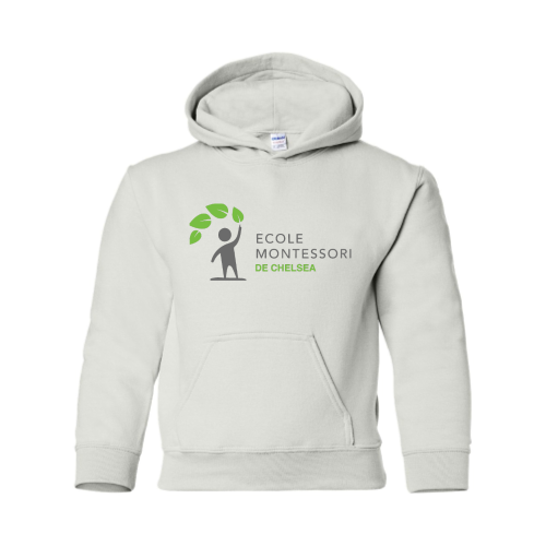 Load image into Gallery viewer, Ecole Montessori - Youth Pullover Hood Sweatshirt
