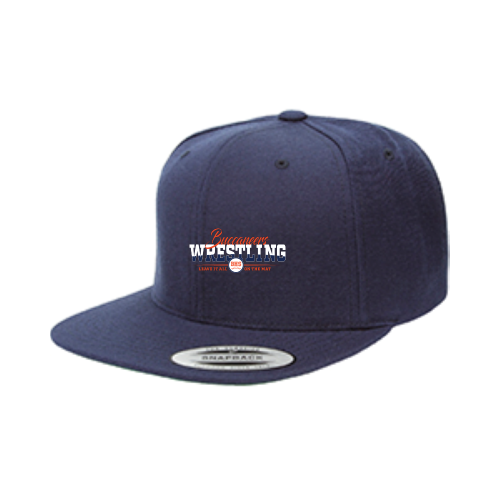 Load image into Gallery viewer, Beech High School Wrestling - Premium Flat Bill Snapback
