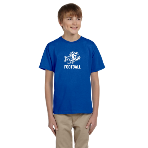 Load image into Gallery viewer, North Mason Football - Youth Short Sleeve Cotton Tee
