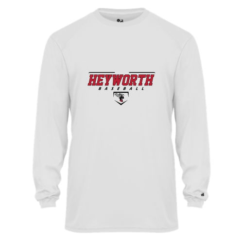 Load image into Gallery viewer, Heyworth Swarm - Baseball - Youth LS Performance Tee
