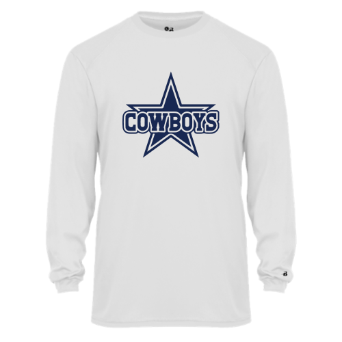 TV Cowboys - Youth LS Performance Tee