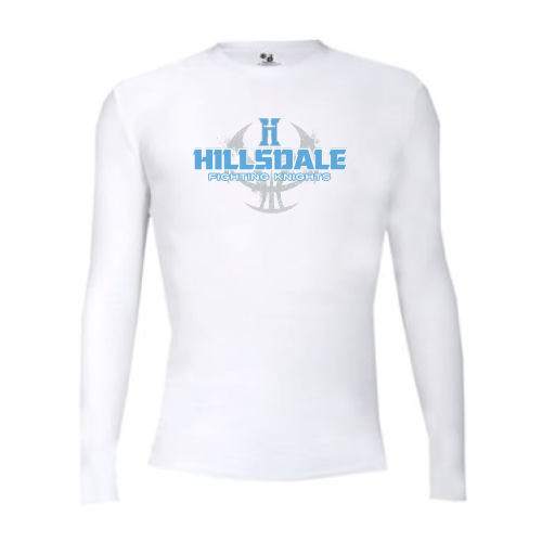 Hillsdale Basketball - Pro-Compression Long Sleeve T-Shirt
