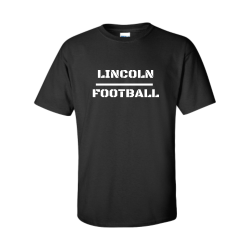 Lincoln Football - Adult Short Sleeve Cotton Tee