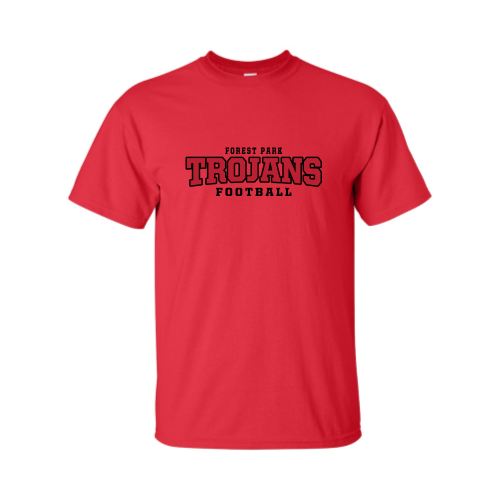 Load image into Gallery viewer, Forest Park Trojans - Adult Short Sleeve Cotton Tee
